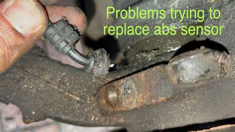 how to remove snapped abs sensor