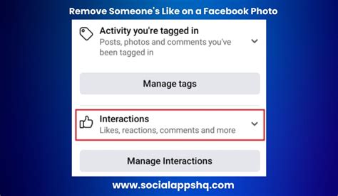 how to remove someone else's like on facebook post