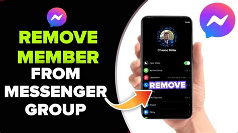 how to remove someone from fb messenger group