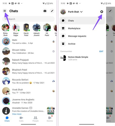 how to remove someone from suggested list on facebook messenger