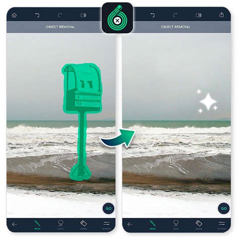 how to remove something from a photo android