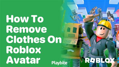 how to remove something from your avatar on roblox