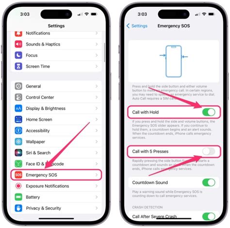how to remove sos on iphone 13