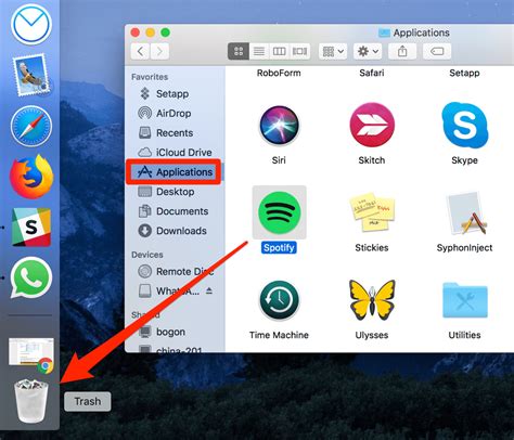 how to remove spotify app from macbook