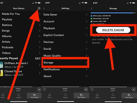 how to remove spotify cache pc