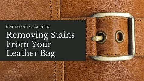 how to remove stain from bag