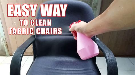 how to remove stains from cloth chairs
