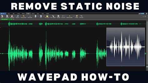 how to remove static noise from a recording
