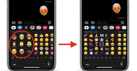 how to remove stickers on ios keyboard
