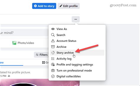 how to remove stories from my facebook page