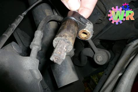 how to remove stuck abs wheel speed sensor