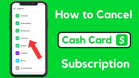 how to remove subscriptions on cash app