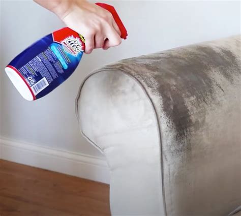 how to remove sweat stains from fabric sofa