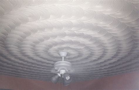 how to remove swirl textured ceiling without