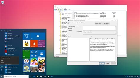 how to remove switch user in windows 7