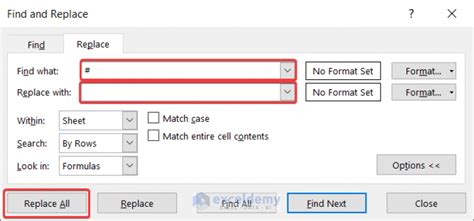 how to remove symbol in excel column