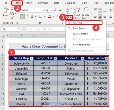 how to remove table formatting in excel but keep data