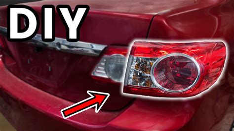 how to remove tail light
