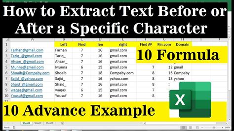 how to remove text before or after a specific character in excel formula