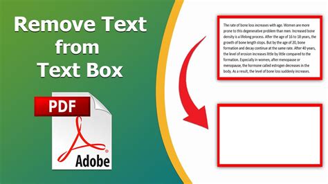 how to remove text from a pdf