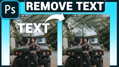 how to remove text from background in photoshop