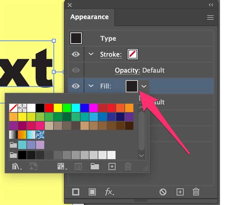 how to remove text highlight in adobe illustrator