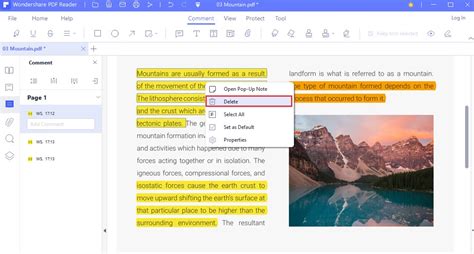 how to remove text highlight in pdf