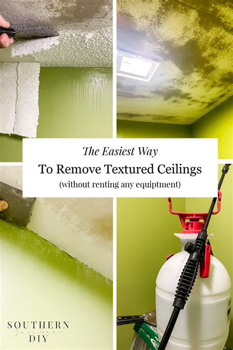 how to remove texture from walls and ceilings
