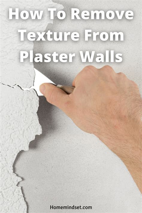how to remove textured plaster