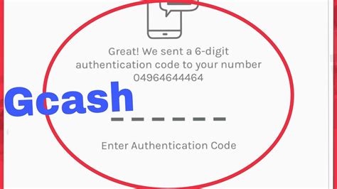how to remove the authentication code in gcash
