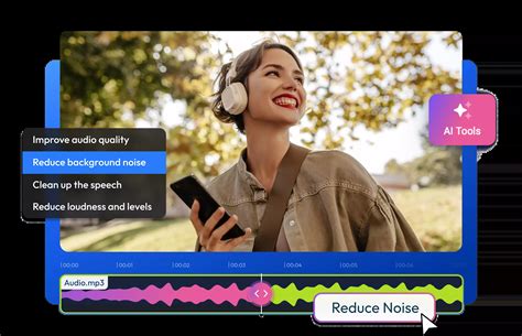 how to remove the background noise from a video online