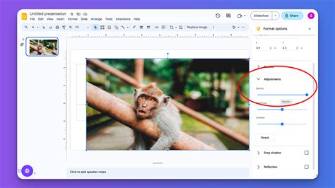 how to remove the background of images on google slides