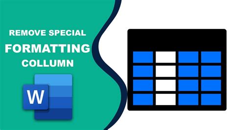 how to remove the special formatting from the header row