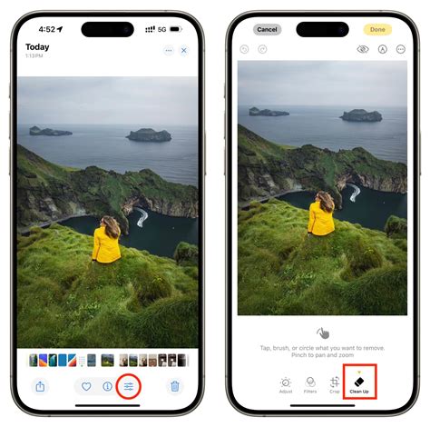 how to remove things from photos iphone 13