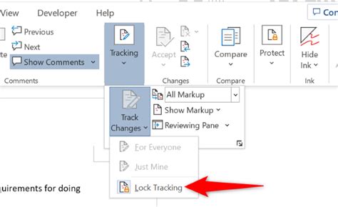 how to remove track changes from a word document
