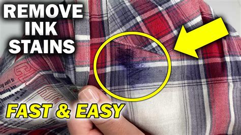 how to remove transfer ink from fabric