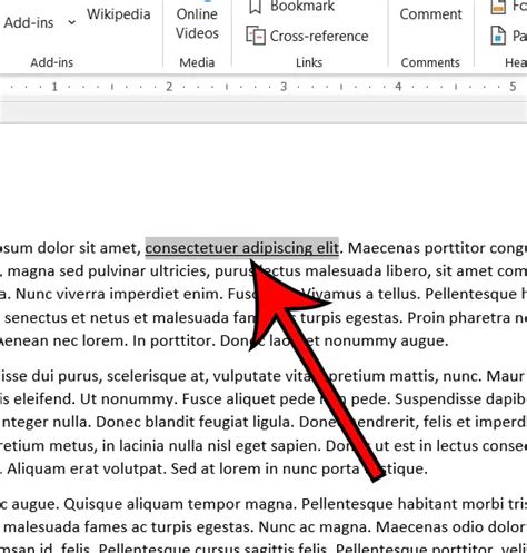 how to remove underlined words in word