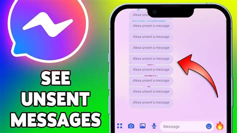 how to remove unsent message on messenger on iphone