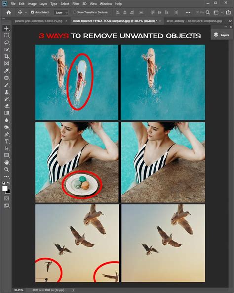 how to remove unwanted objects from a photo in photoshop