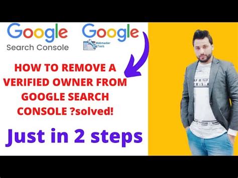 how to remove verified owner from google search console