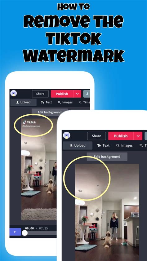how to remove watermarks from videos tiktok