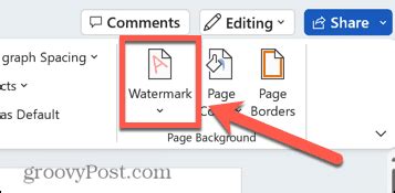 how to remove watermarks from word doc