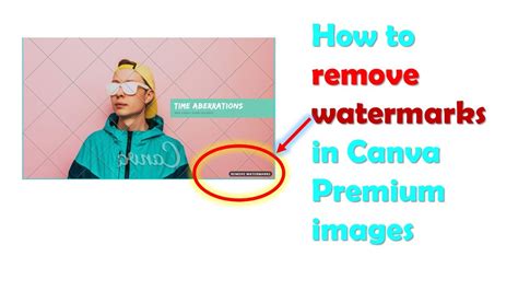 how to remove watermarks in canva
