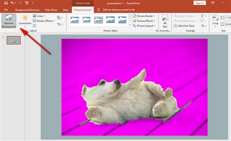how to remove white background in powerpoint image