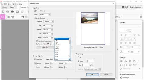 how to remove white border when printing pdf windows