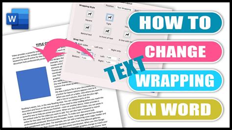 how to remove wrap text