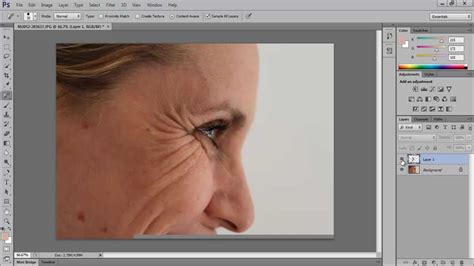how to remove wrinkles from face in photoshop cs6