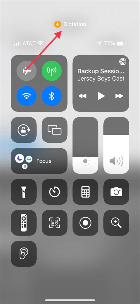 how to remove yellow microphone icon on iphone