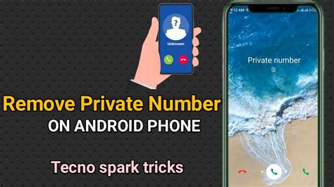 how to remove your android from private number
