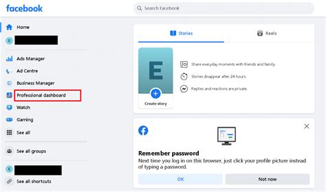how to remove your own access to a facebook page